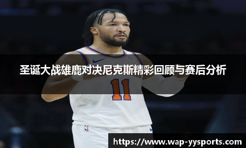 圣诞大战雄鹿对决尼克斯精彩回顾与赛后分析